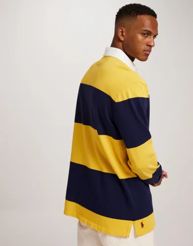Polo Ralph Lauren The Iconic Rugby Shirt Långärmad piké Blå