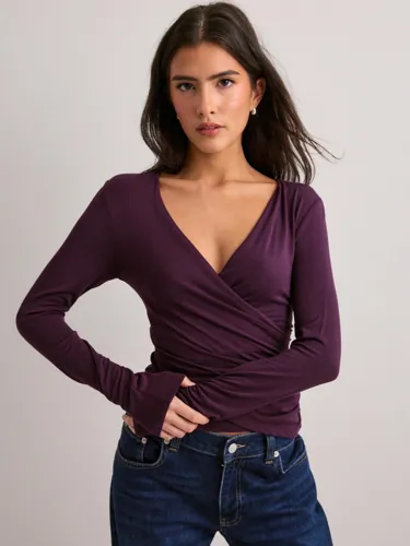 Nelly - Rød - Ultra Soft Wrap Top