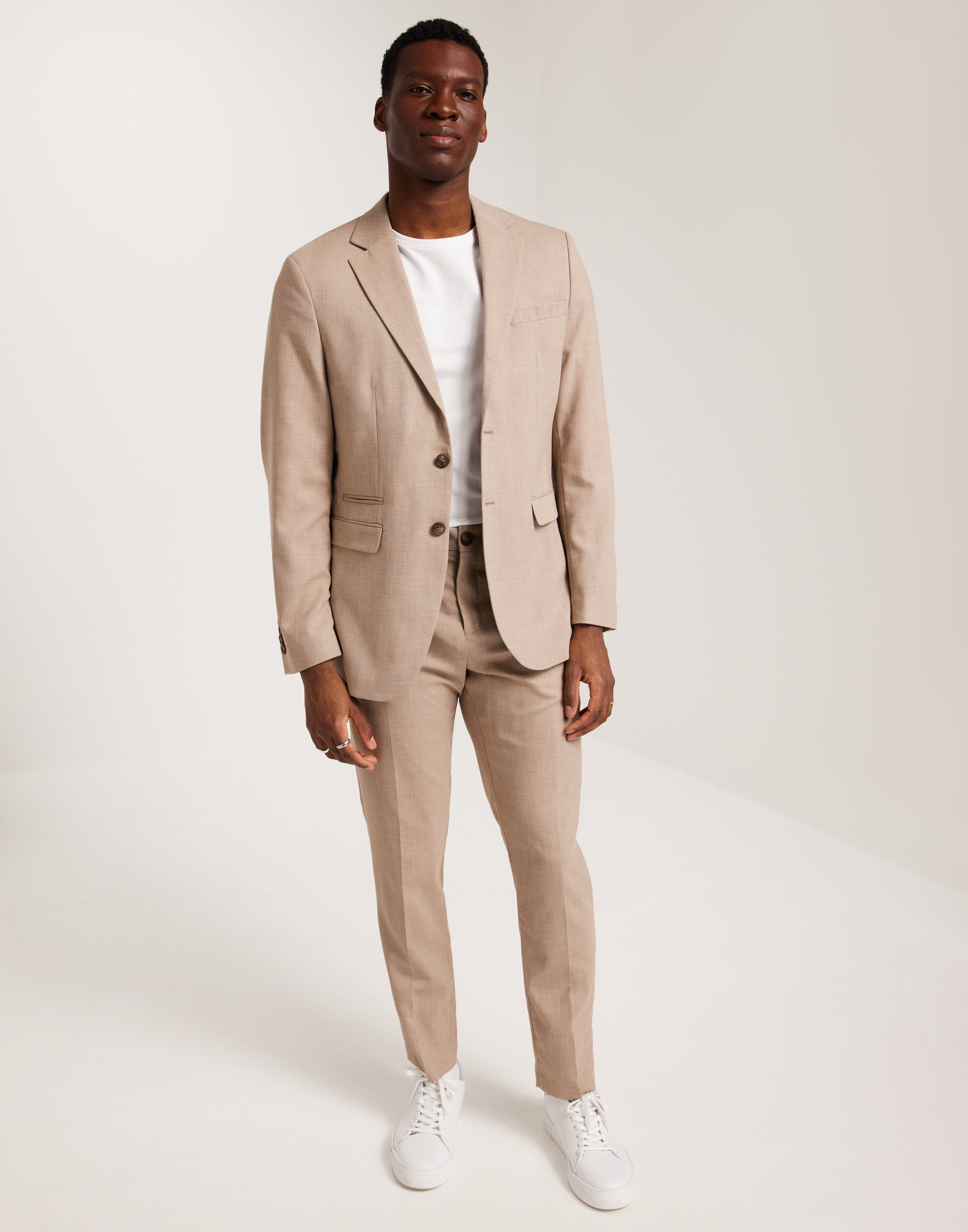 SELECTED HOMME Herren Anzughose - Slim Fit Mit Bügelfalte