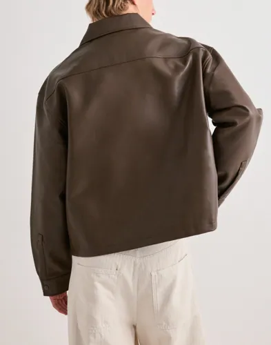 Que Sera Sera Paul PU Jacket Skinnjackor herr – bild 3