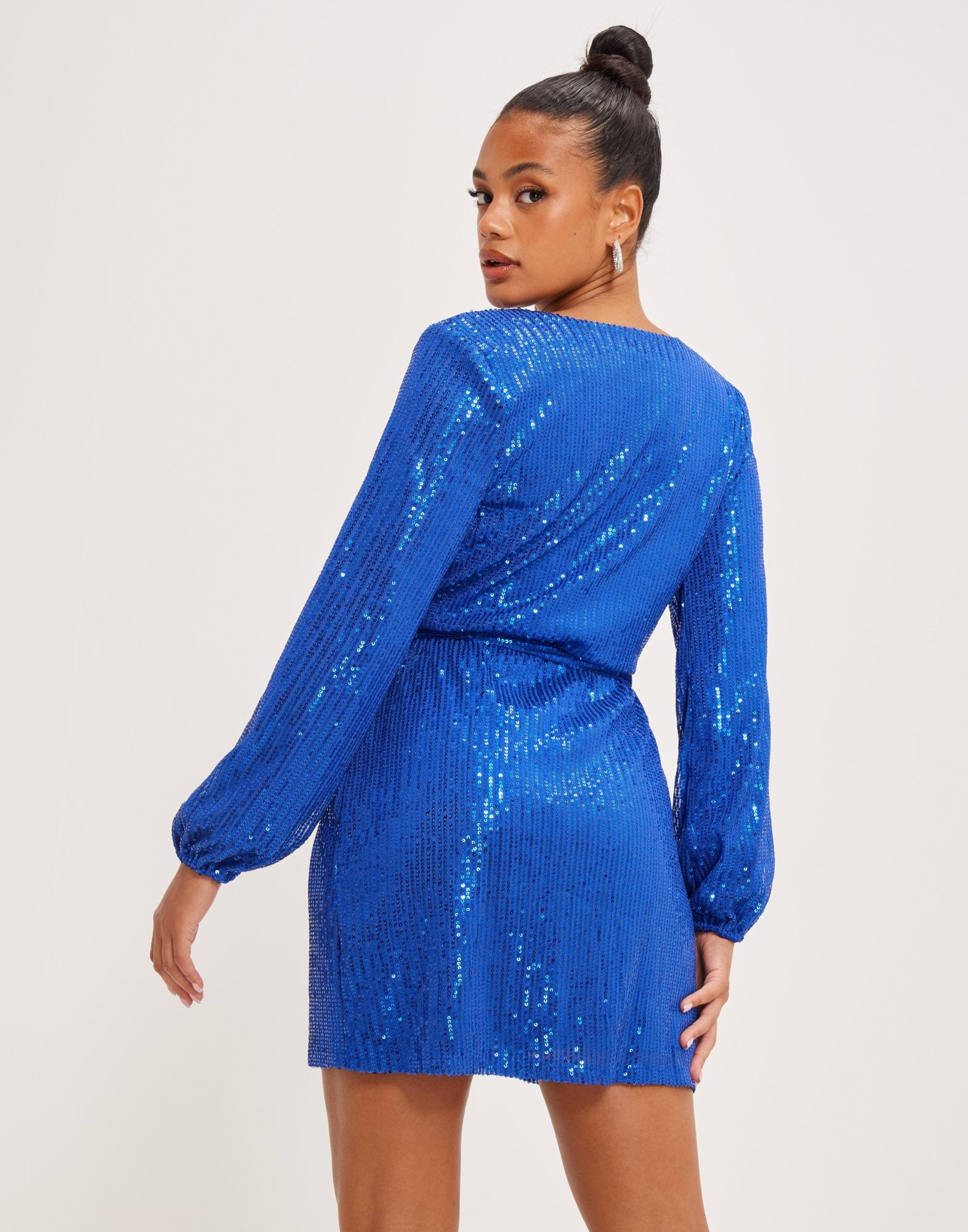 Sparkle Wrap Dress