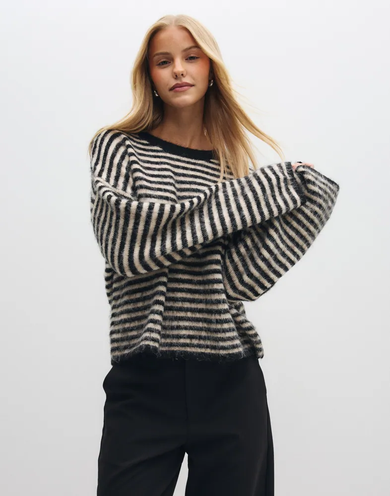 Pcada Ls O-Neck Knit Bc