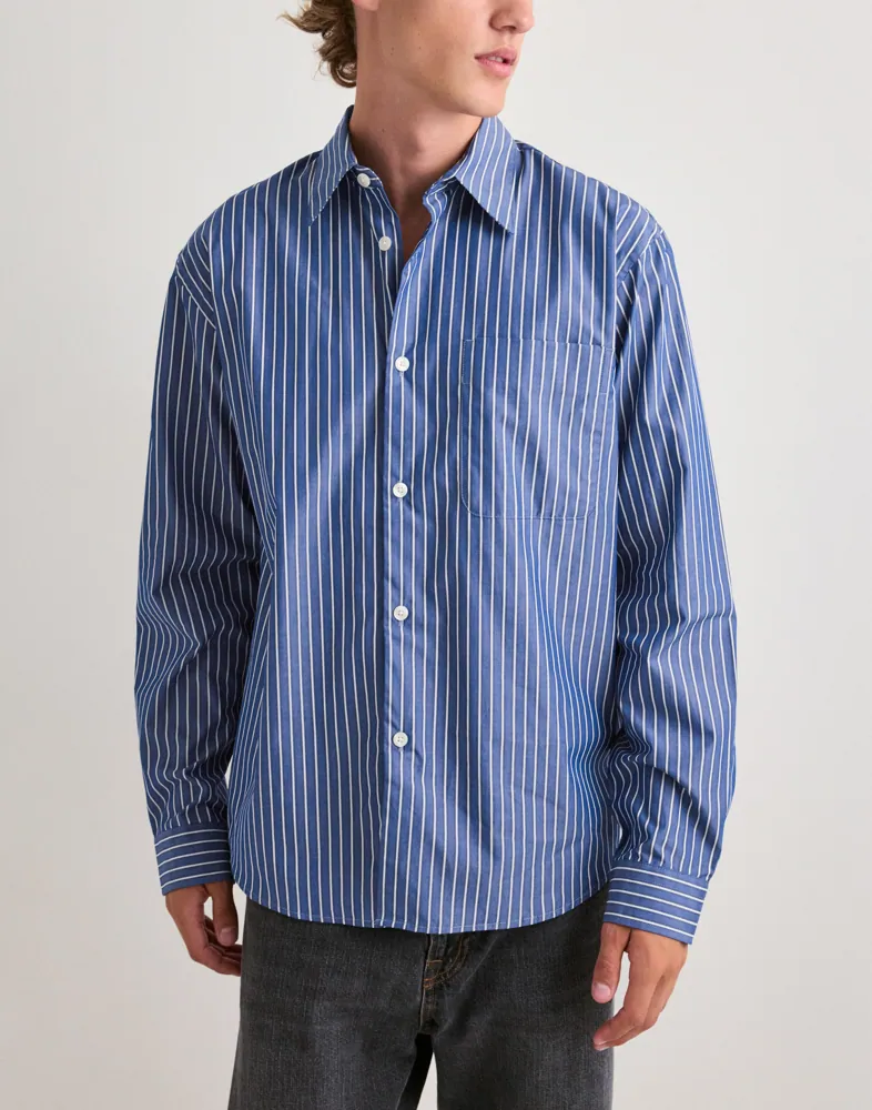Slmrlxsander Isak Poplin Ls Shirt N Vardagsskjortor