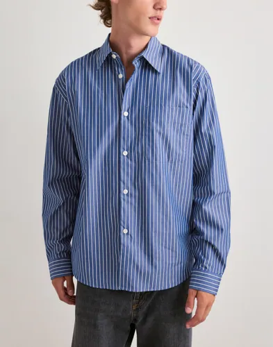 Selected Men Slmrlxsander Isak Poplin Ls Shirt N Vardagsskjortor herr – bild 2