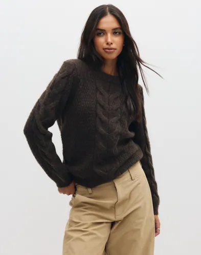 PIECES Pcnina Ls O-Neck Knit Noos Bc stickade tröjor dam – bild 2