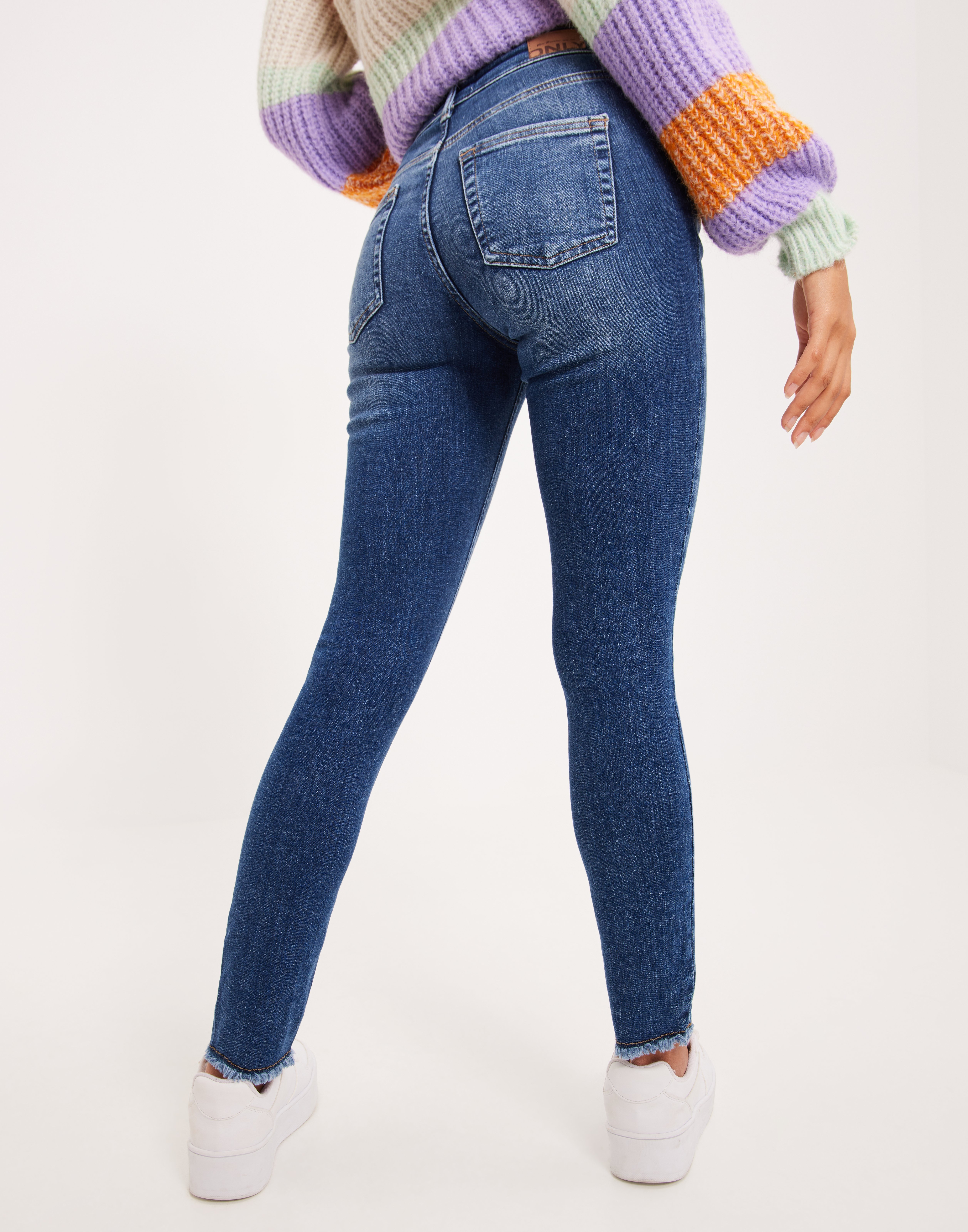 Mid Skirt Raw Denim