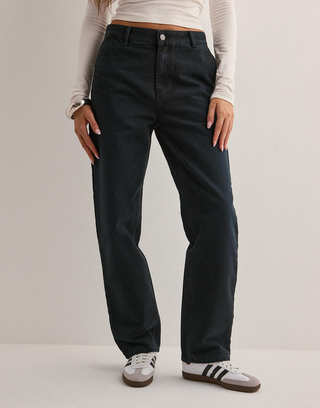 Buy Carhartt WIP W' Pierce Pant Straight - Black | Nelly.com