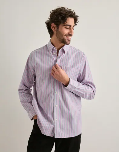 LES DEUX Kent Stripe Poplin Shirt Randiga skjortor herr – bild 2