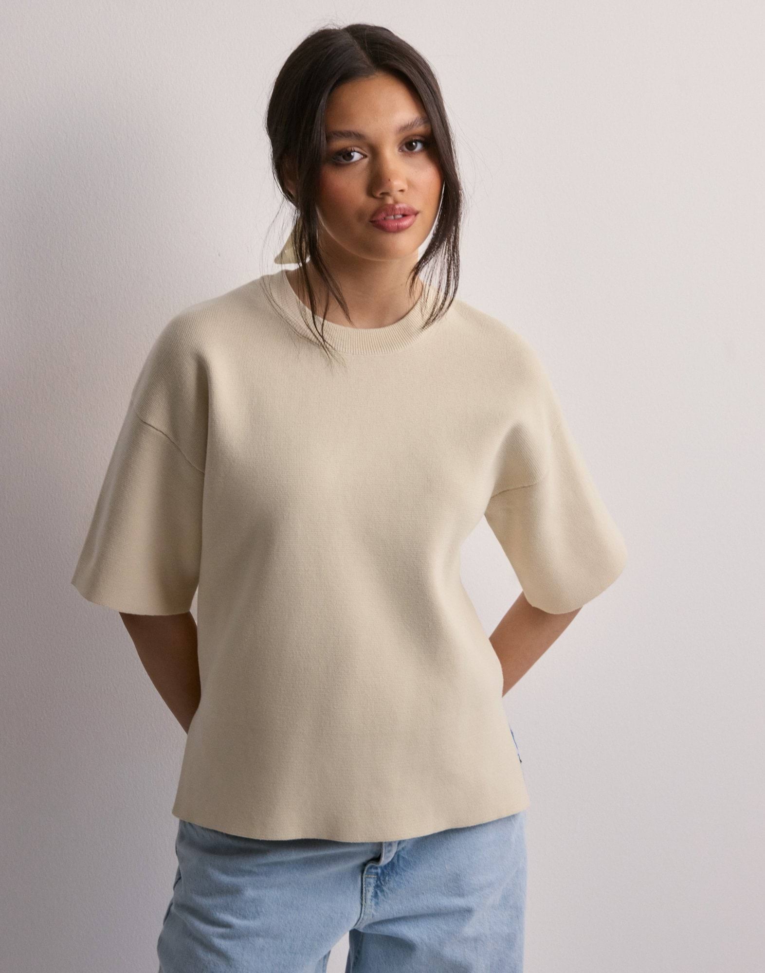 SLFLIVA 2/4 KNIT O-NECK NOOS