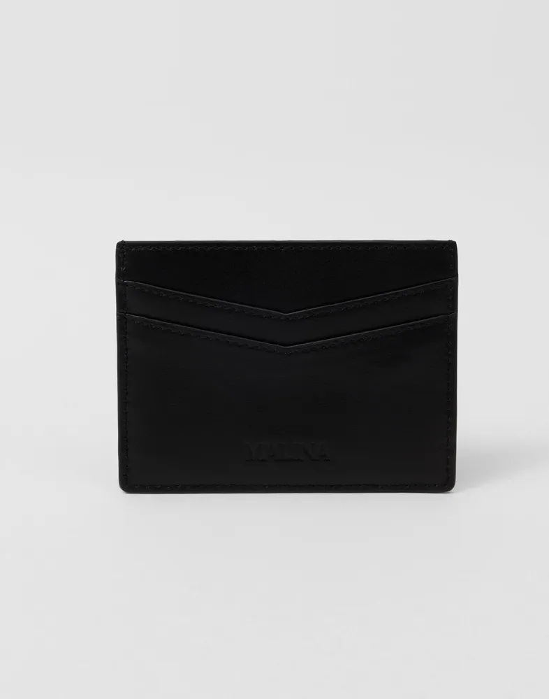 MALINA Monogram Leather Card Holder plånböcker & korthållare dam – bild 2
