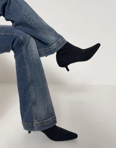 Nelly - Sort - Soft Sock Ankel Boot
