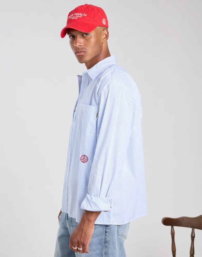Buzo Stripe Emb Shirt Randiga skjortor
