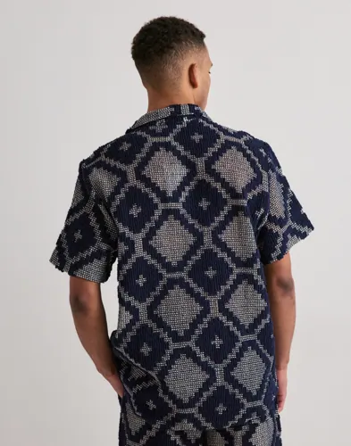 OAS Cuba Crochet Shirt Mönstrade skjortor herr – bild 3