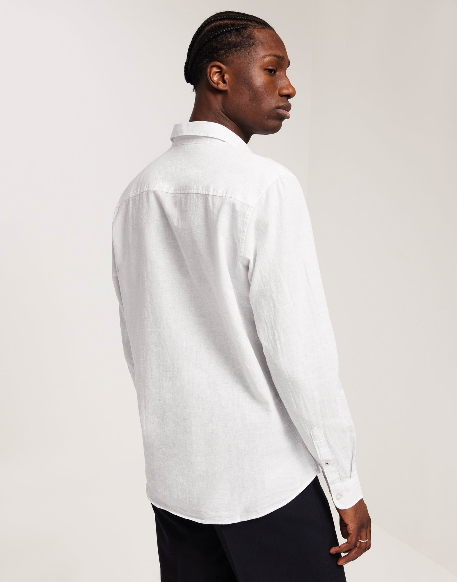 JJESUMMER LINEN BLEND SHIRT LS SN