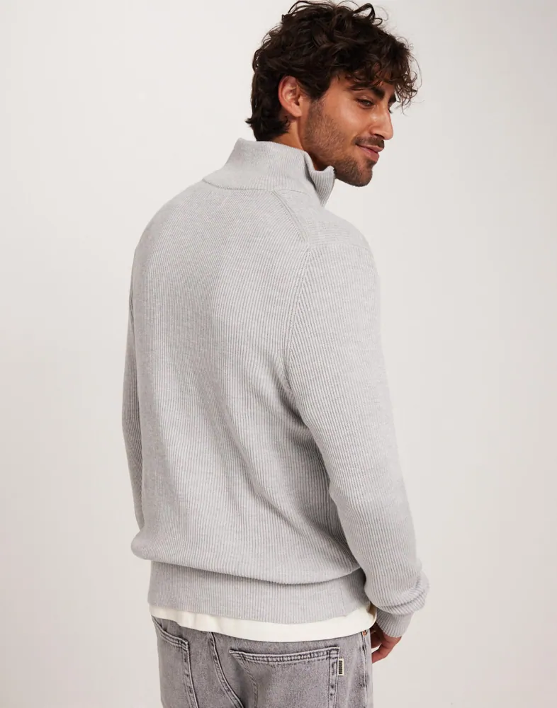 JACK & JONES Jjeperfect Knit Half Zip Sn Half zip stickade tröjor herr – bild 2
