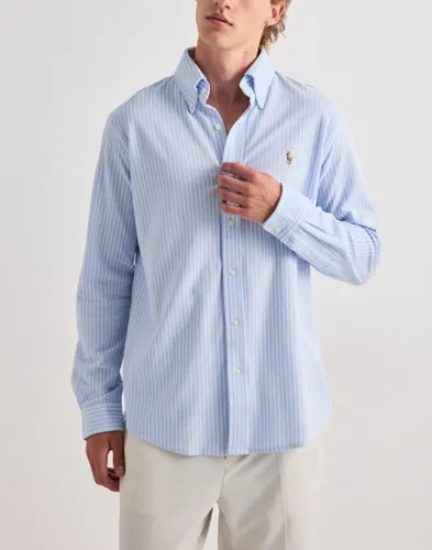 Blå skjorta från Polo Ralph Lauren med knappar och logga på bröstet
