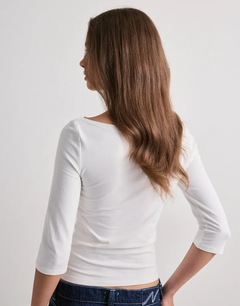Nelly Perfect Basic Half Sleeve Top toppar & linnen dam – bild 4