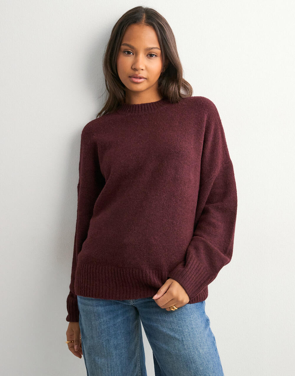 Vero Moda VMCREWLEFILE V-NECK - Trui - jacaranda/lila