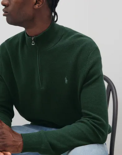 Polo Ralph Lauren Sweater-half Zip Stickade tröjor herr – bild 3
