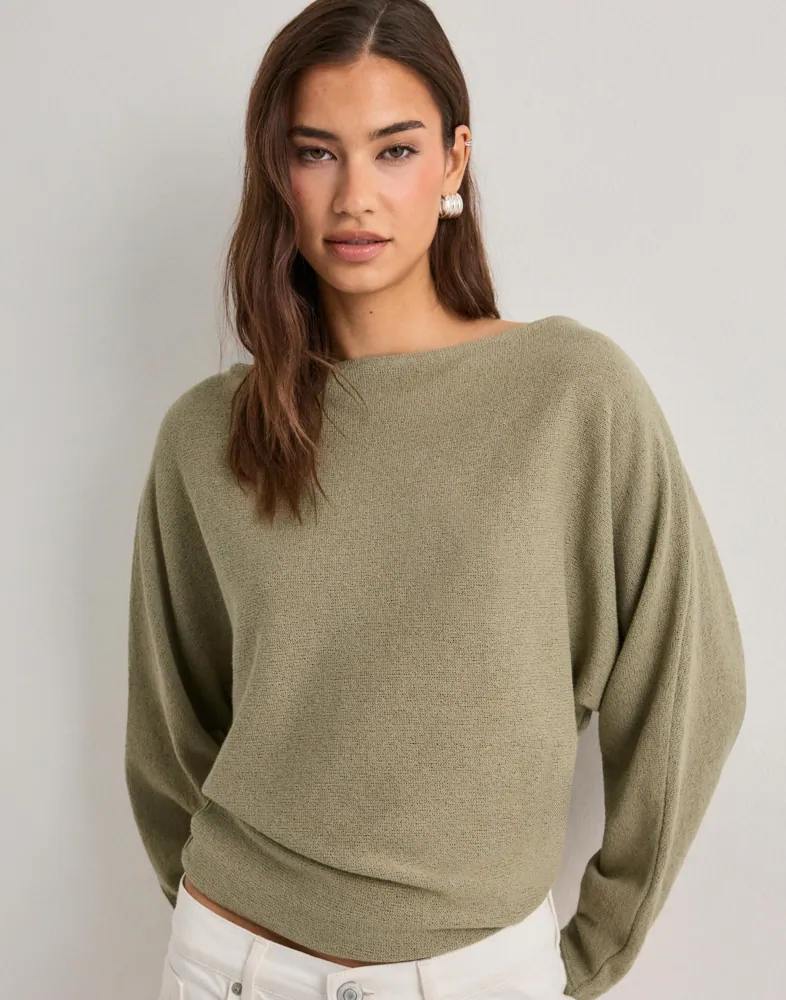 Effortless Knit LS Sweater