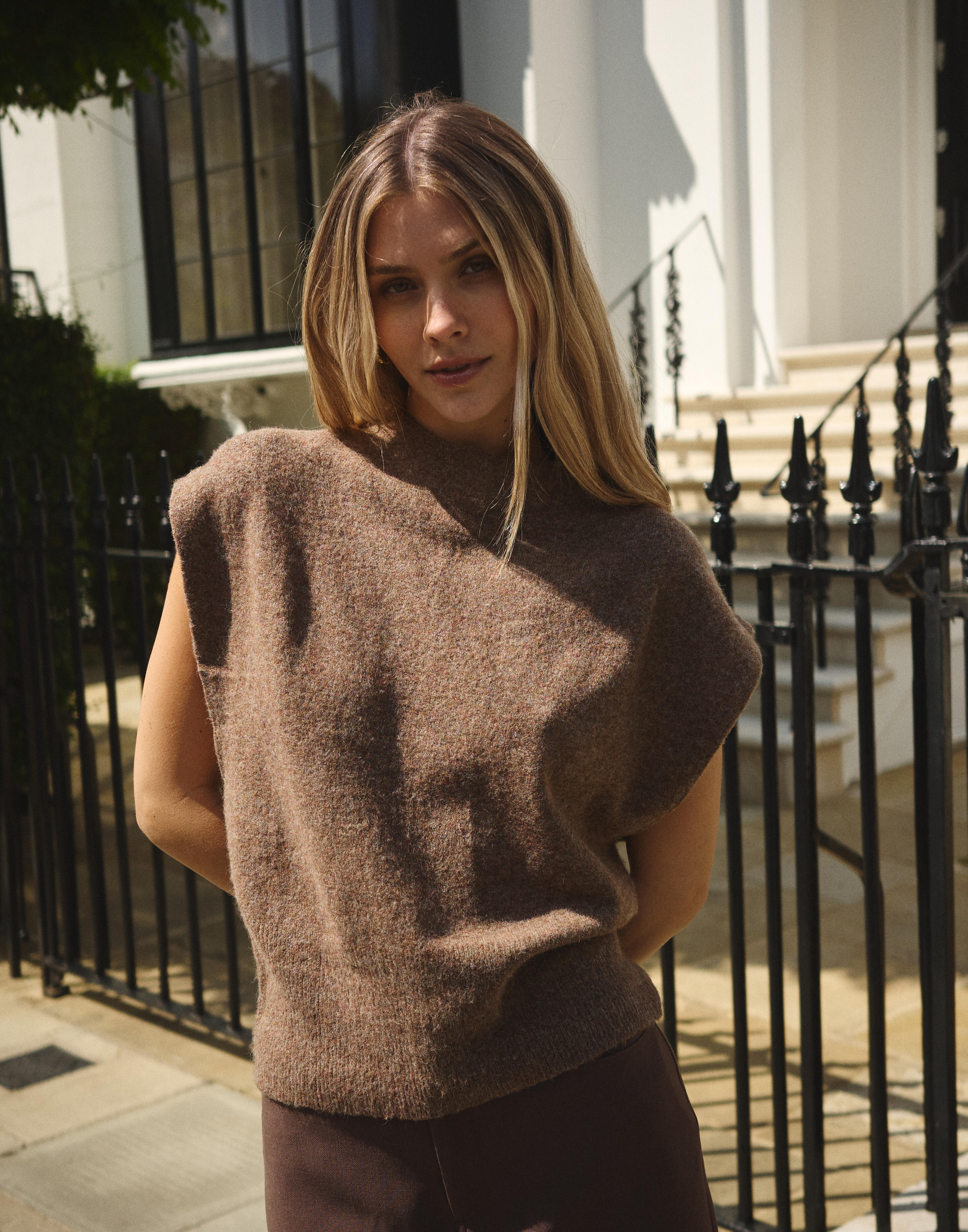☆YALE☆ COMFORT COOL SLIT NECK POLO KNIT OLIVE YEM1KT110AOL MUSINSA | YALE Comfort Cool Slit Neck Polo Knit Blue