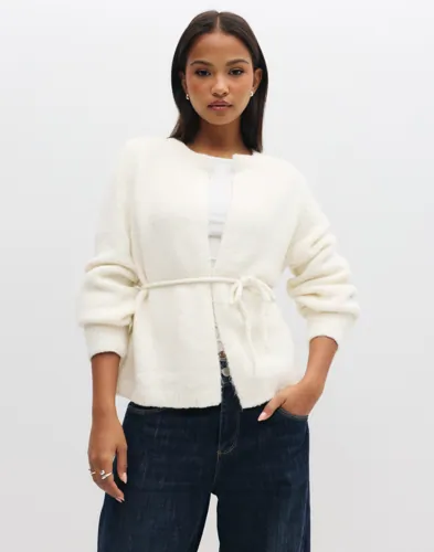 Vmberry Ls O-Neck Tie Cardigan Noos