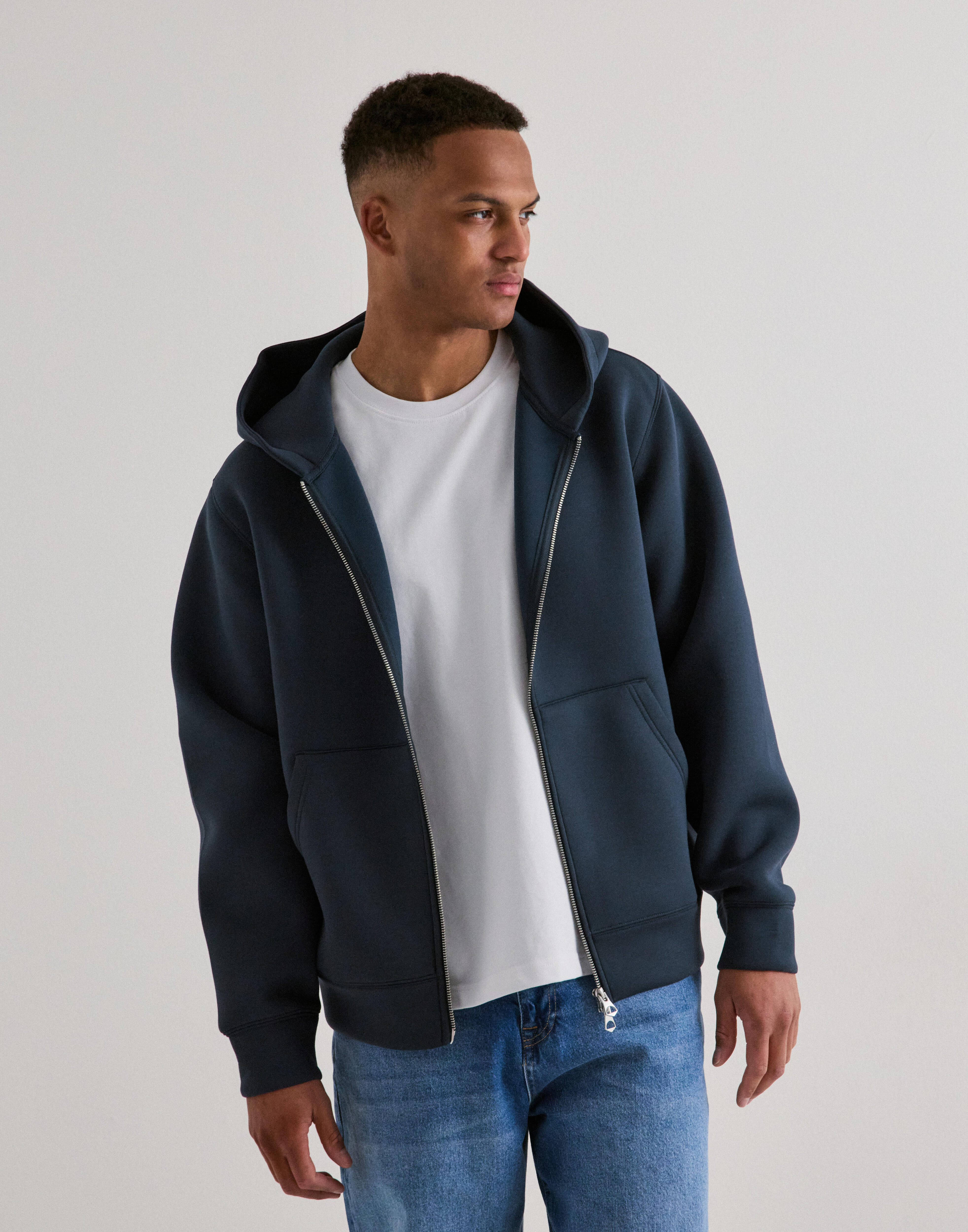 Buy Jack & Jones JCOCOVER SCUBA SWEAT ZIP HOOD SN - ZYVQ | NLYMAN
