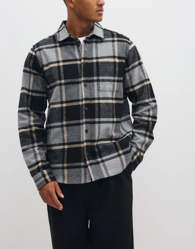 Check Flannel Shirt Flannelskjortor