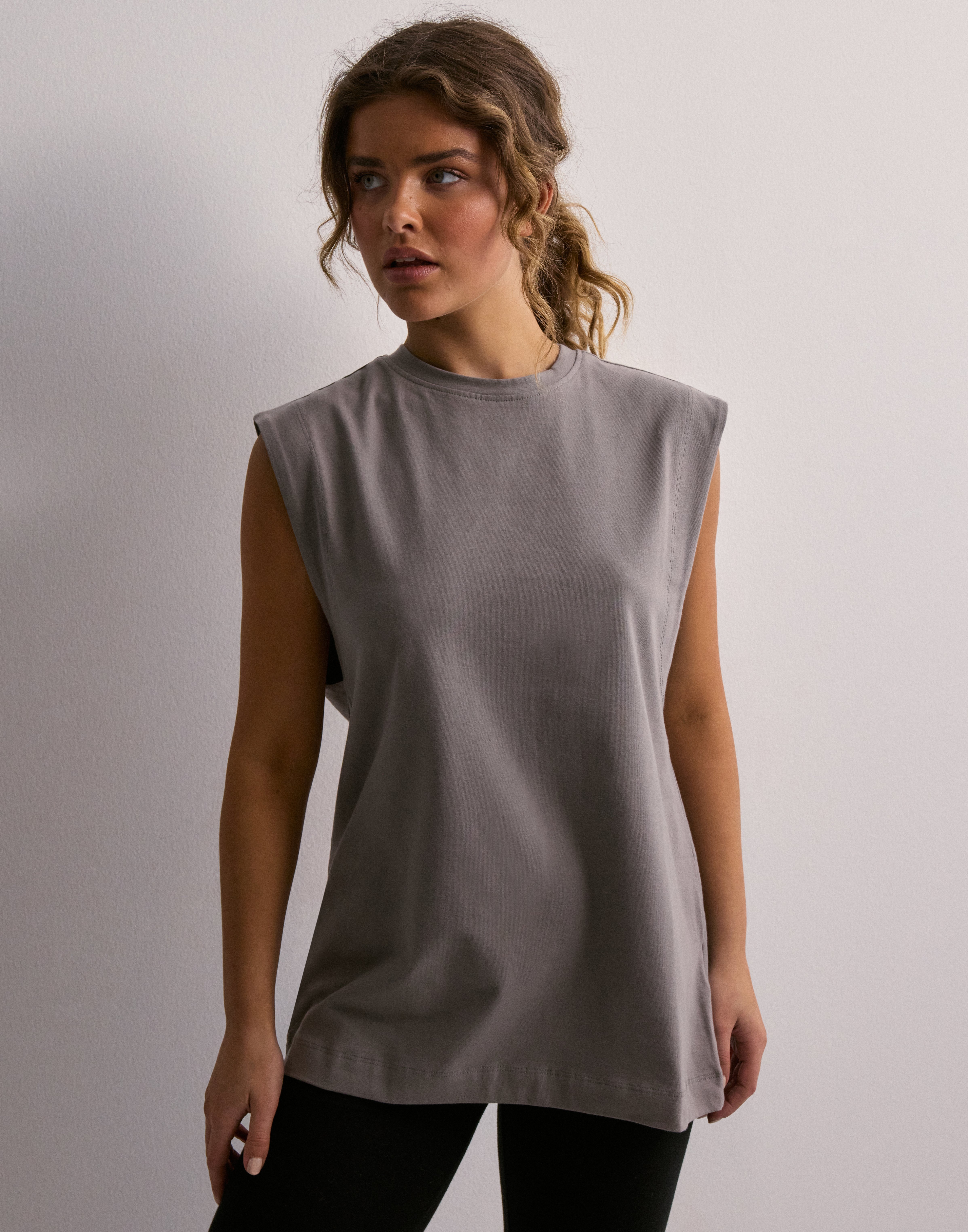 ICANIWILL - Grå - Everyday Cotton Tank Top