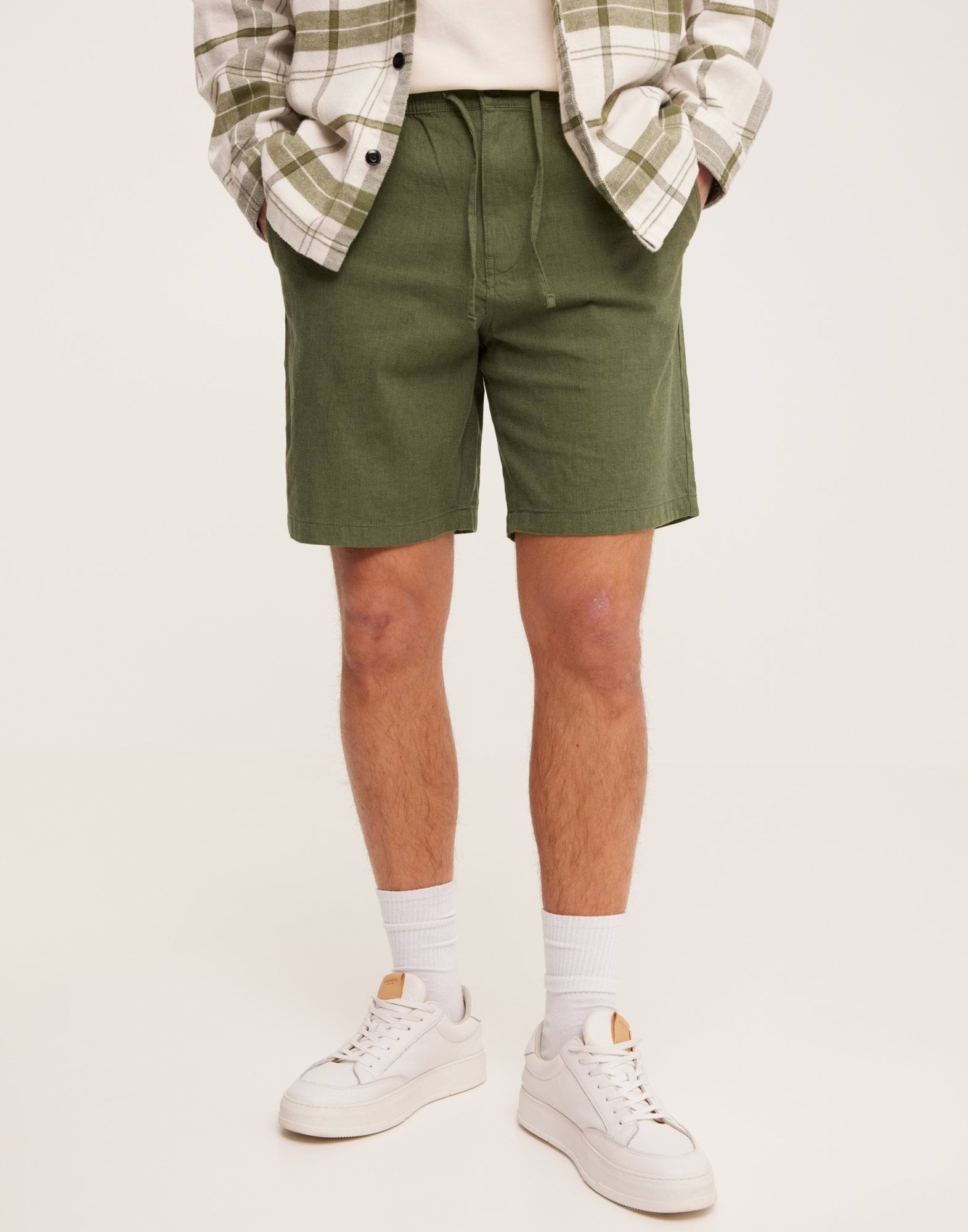 SLHCOMFORT-NEWTON LINEN SHORTS W