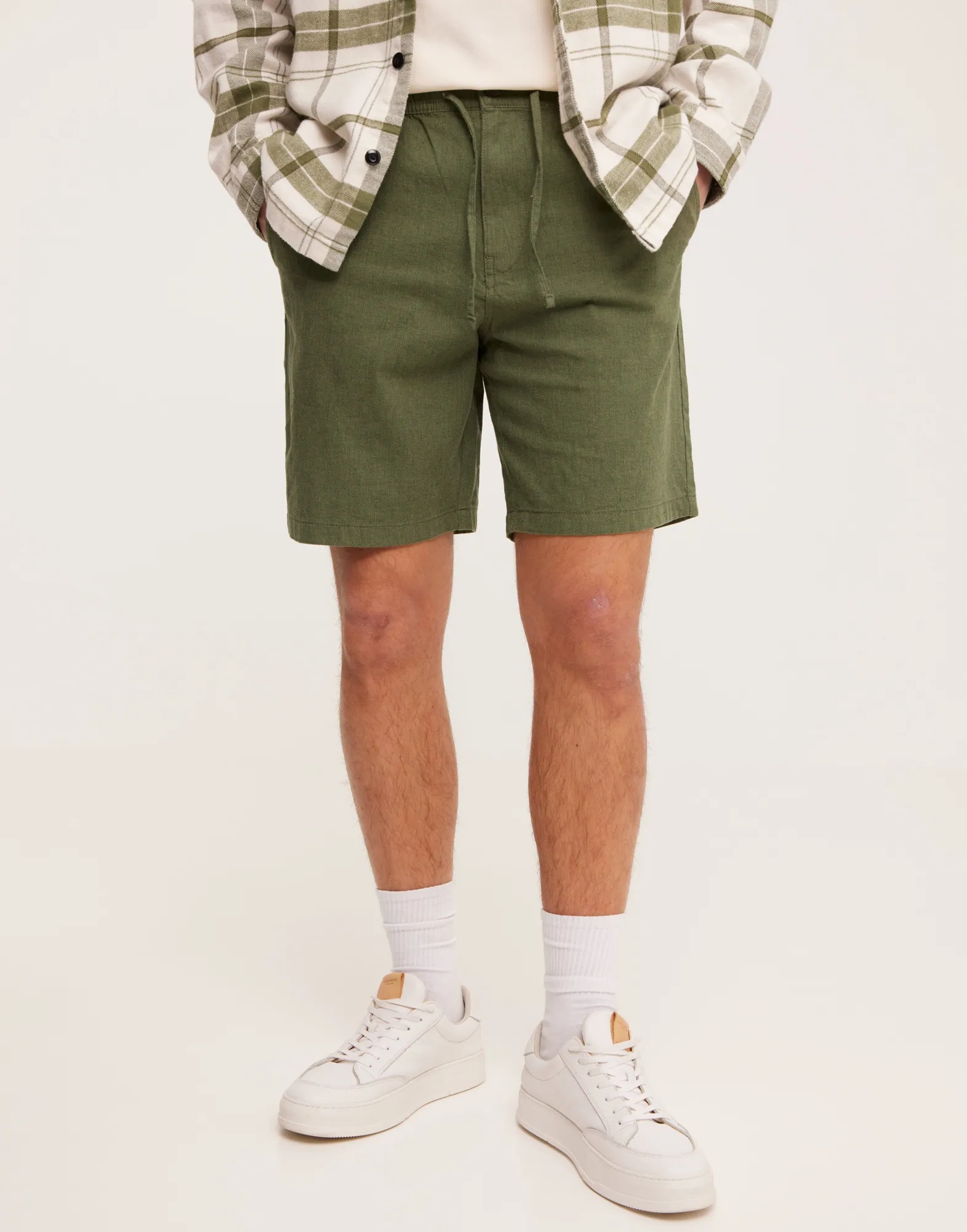 SLHCOMFORT-NEWTON LINEN SHORTS W