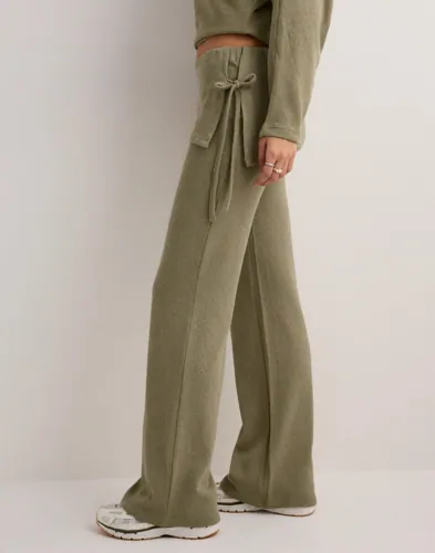 Nelly Effortless Knit Overlay Pants mjukisbyxor dam – bild 2