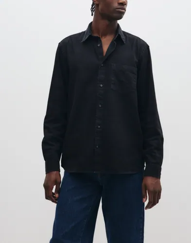 Selected Men Slmregclaus Carlo Denim Ls Shirt No Jeansskjortor herr – bild 2