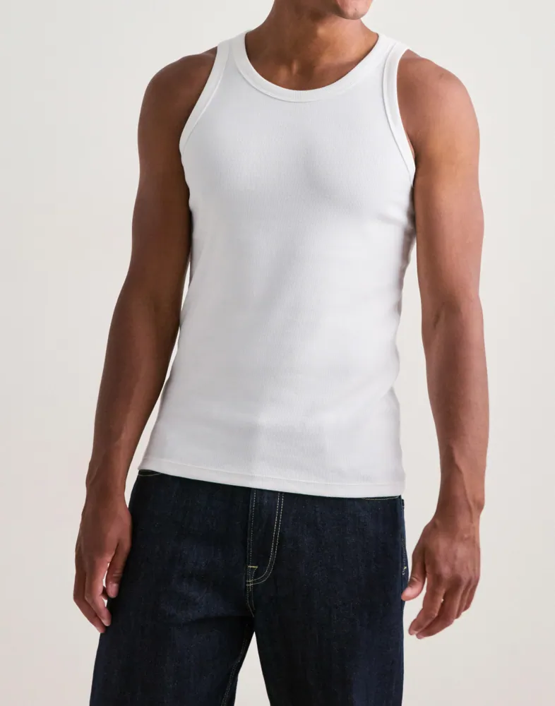 Jjeorganic Rib Tank Top Sn Linnen & ärmlösa toppar