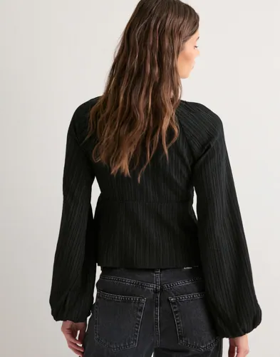 Nelly Structure Blouse blusar dam – bild 3