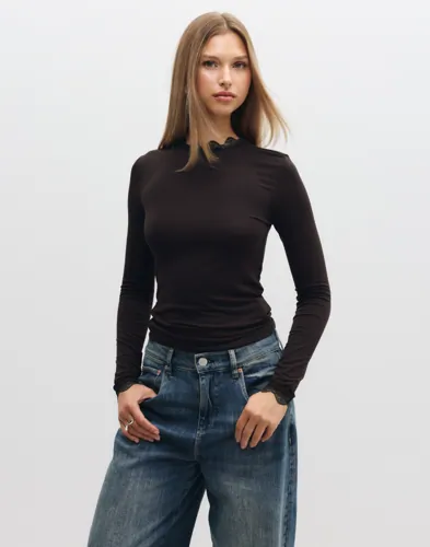 Vmrosa Ls Highneck Top Ga Jrs Noos