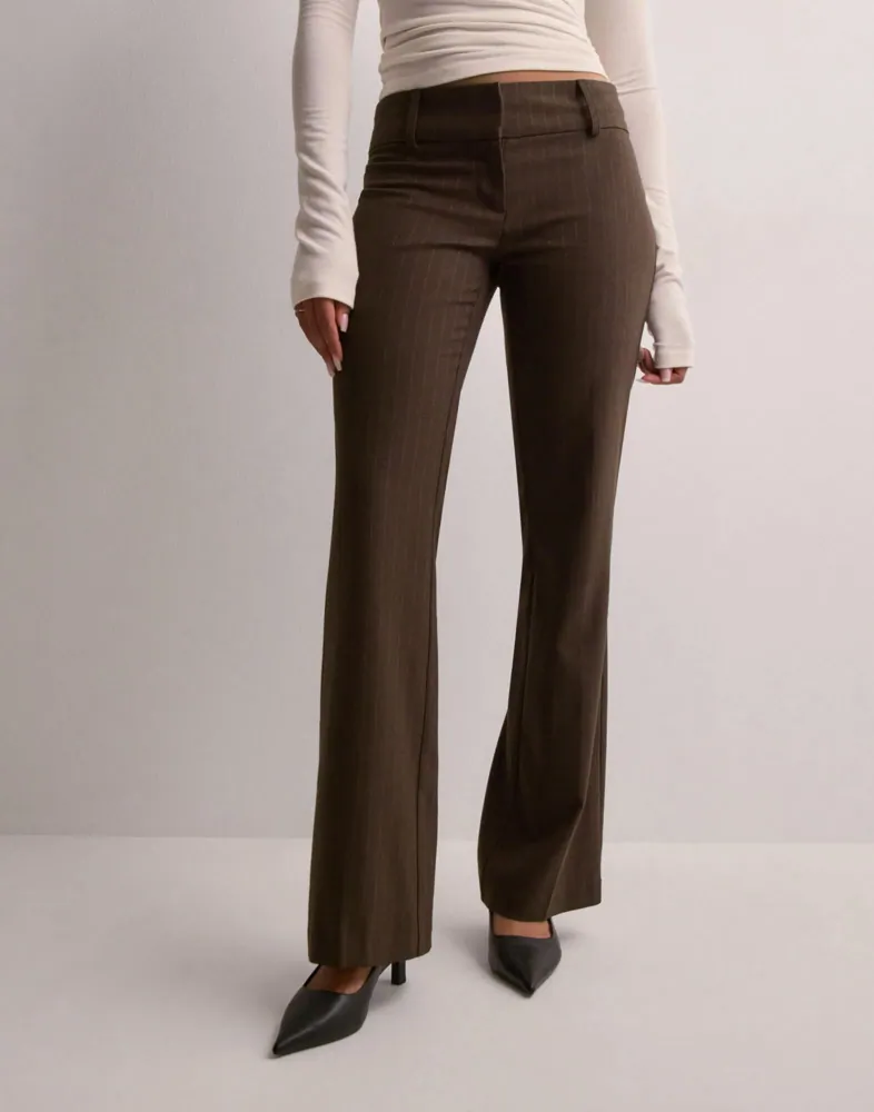 Super Low Waist Flare Suit Pant Super Low Waist Flare Suit Pant