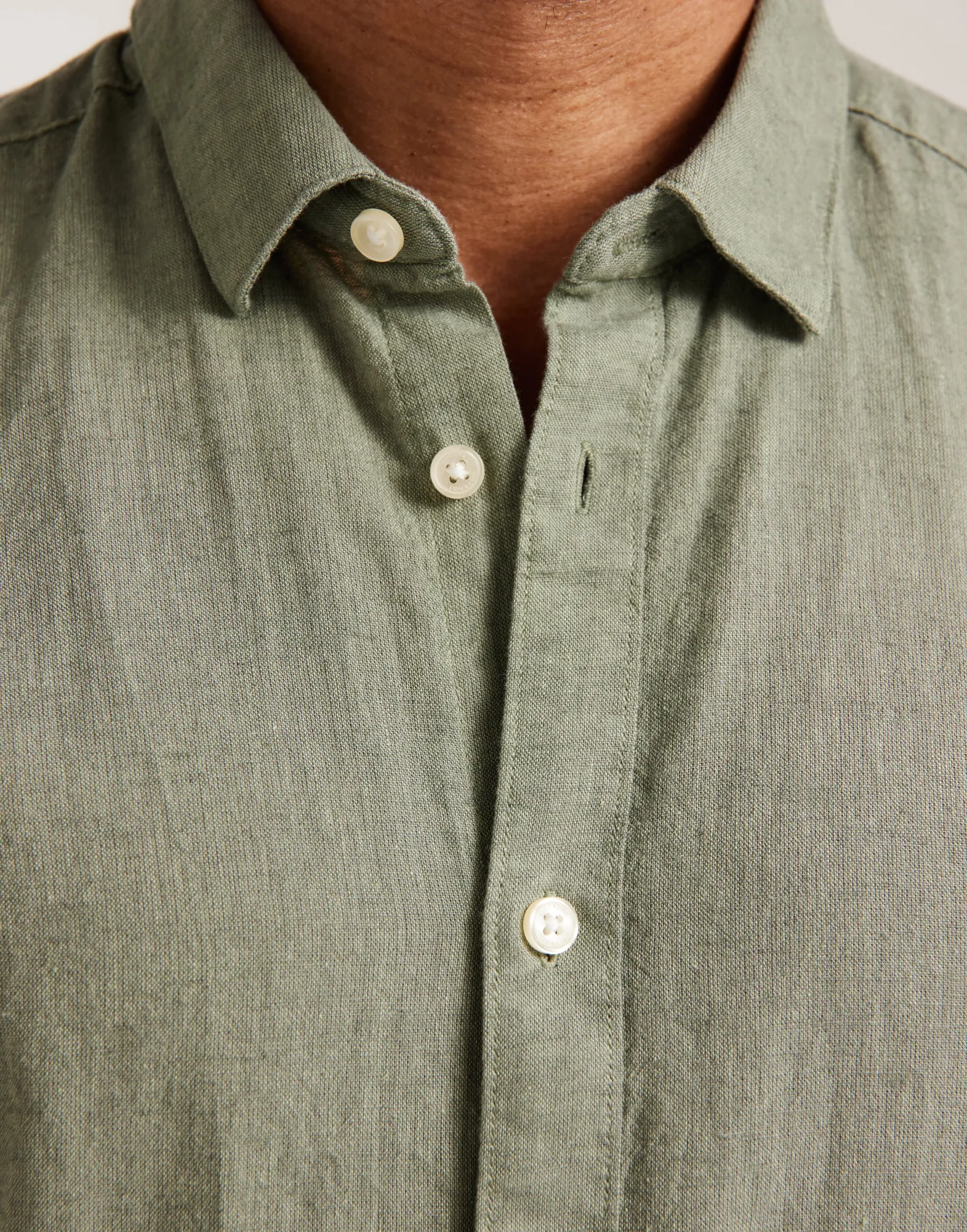 ONSCAIDEN LIFE LS SOLID LINEN SHIRT