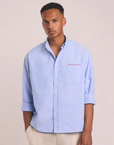 Que Sera Sera Stanley Oxford Shirt Oxfordskjortor Blå