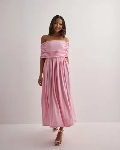 MALINA Ariel off shoulder jersey midi dress midiklänningar dam – bild 3