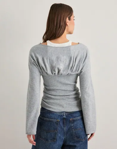 NEO NOIR Kaiba Knit Blouse blusar dam – bild 2