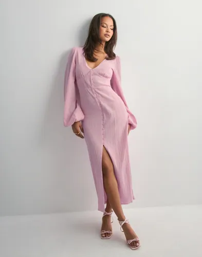 Nelly - Pink - Buttoned Structure Dress
