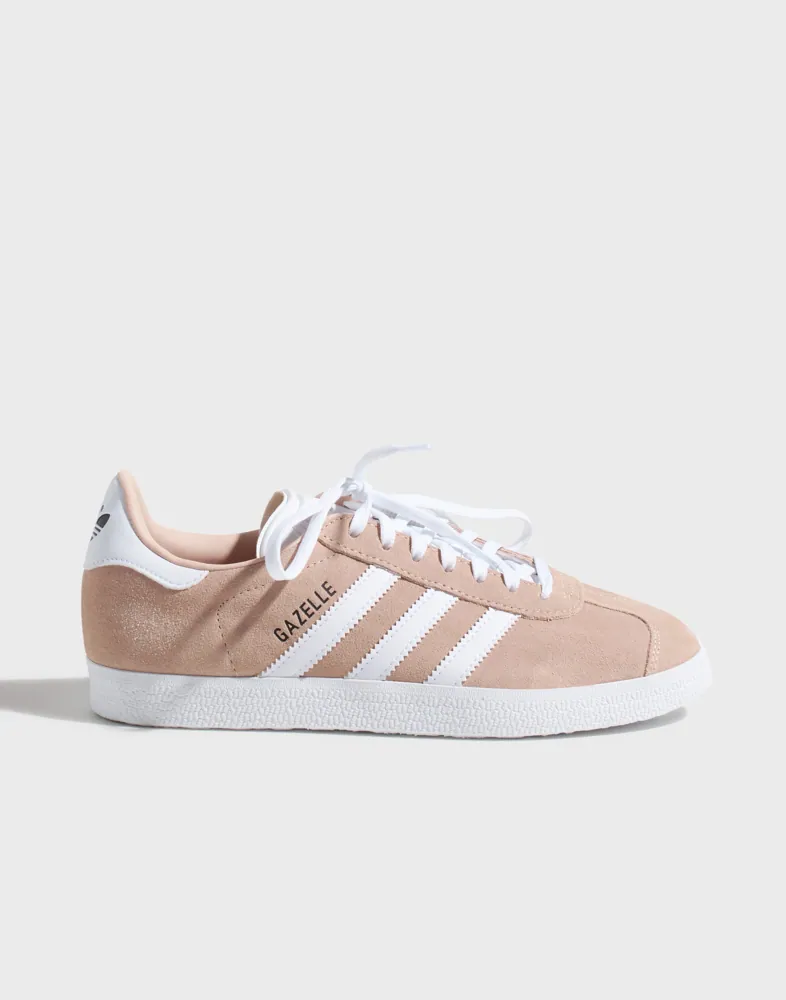 adidas gazelle silver green womens Gazelle Trainers in Gold Beige/Brown/Gold | adidas Originals main image 1