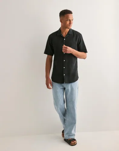 ONLY & SONS Onscaiden Life Ss Solid Resort Line Linneskjortor dam – bild 2