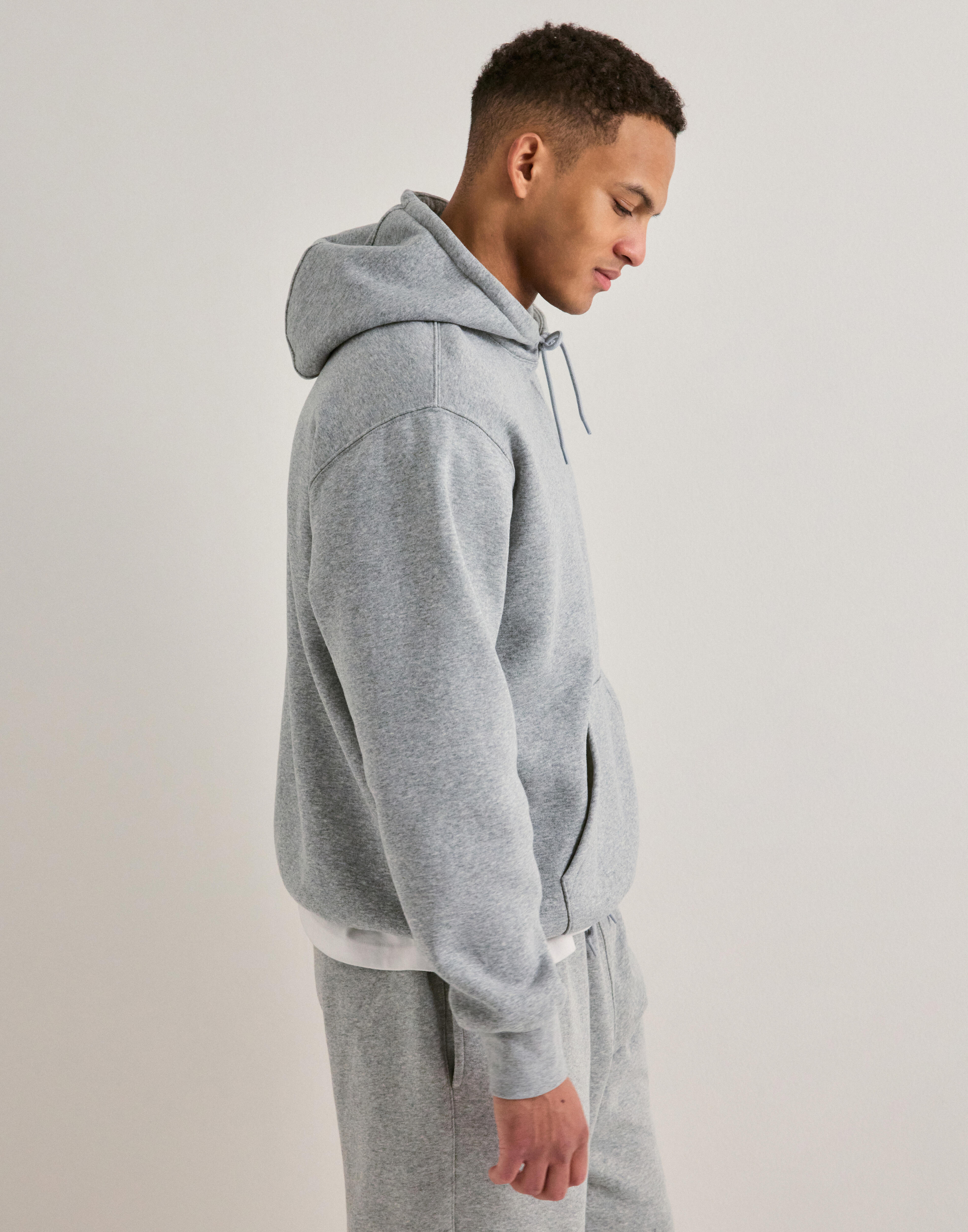 Buy Nike M Nk Club Bb Po Hoodie - Dark Grey Heather / Multi | NLYMAN