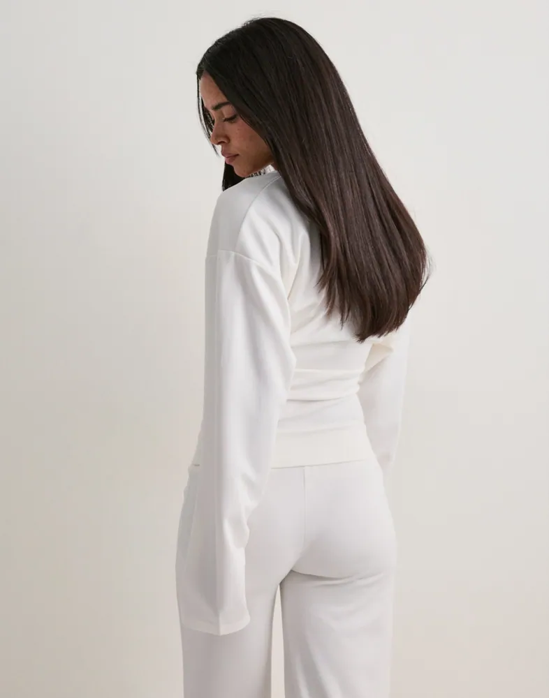 Nelly Luxury Soft Wrap Sweat tröjor dam – bild 3