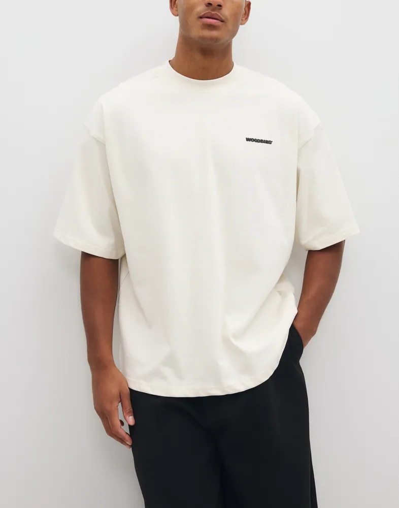 Woodbird Wbbeam Tram Tee T-shirts med tryck herr – bild 2