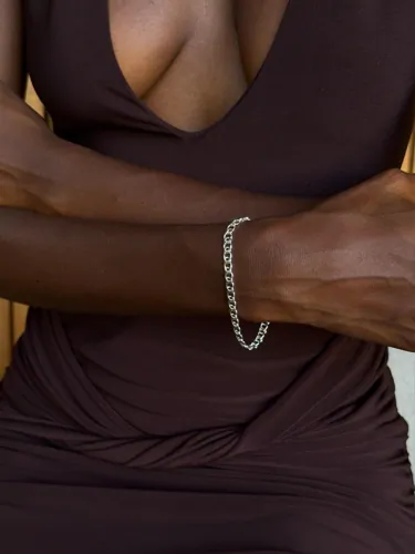 Muli Collection - Sølv - Thin Bismarck Bracelet
