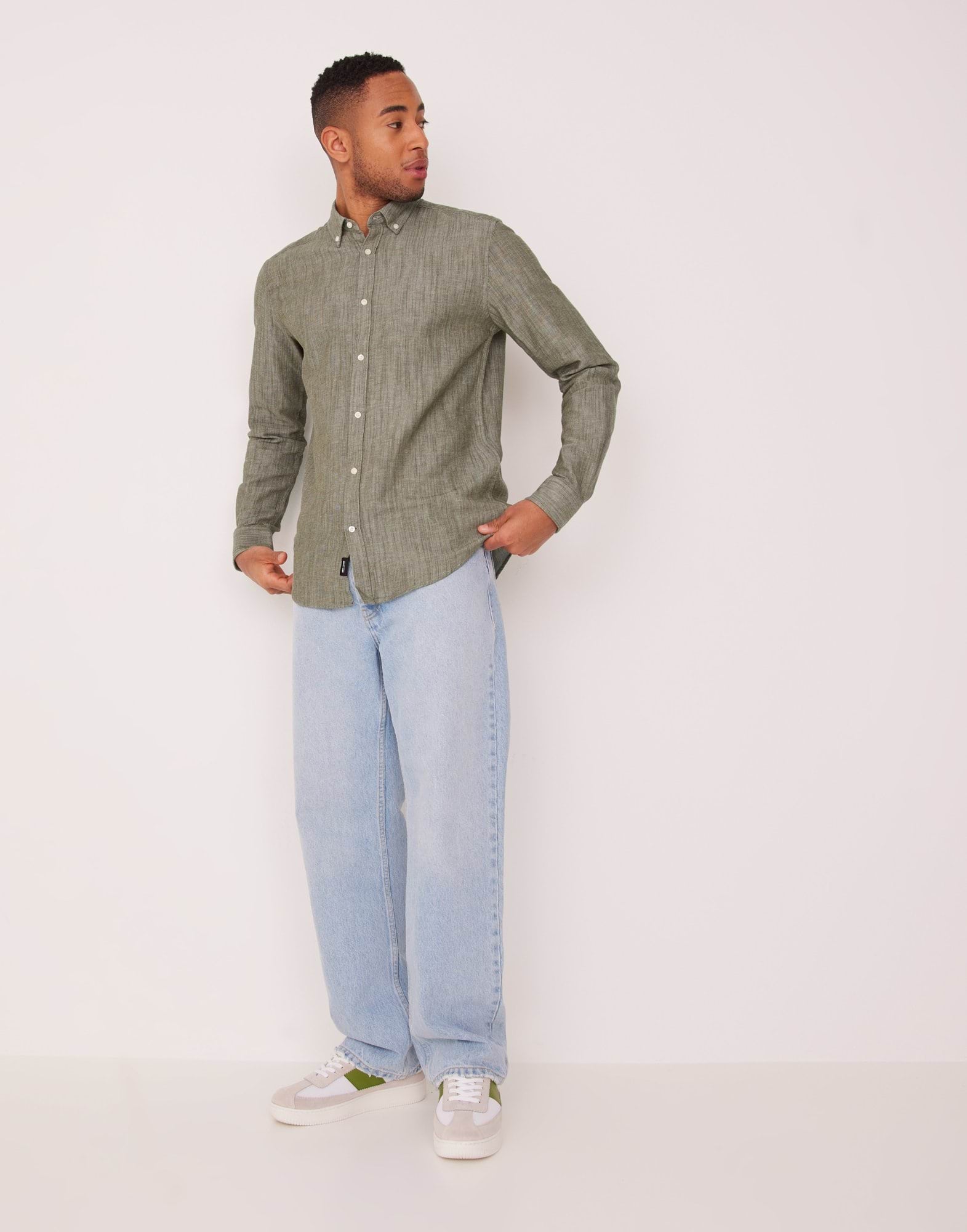 ONSARLO LS HRB LINEN SHIRT