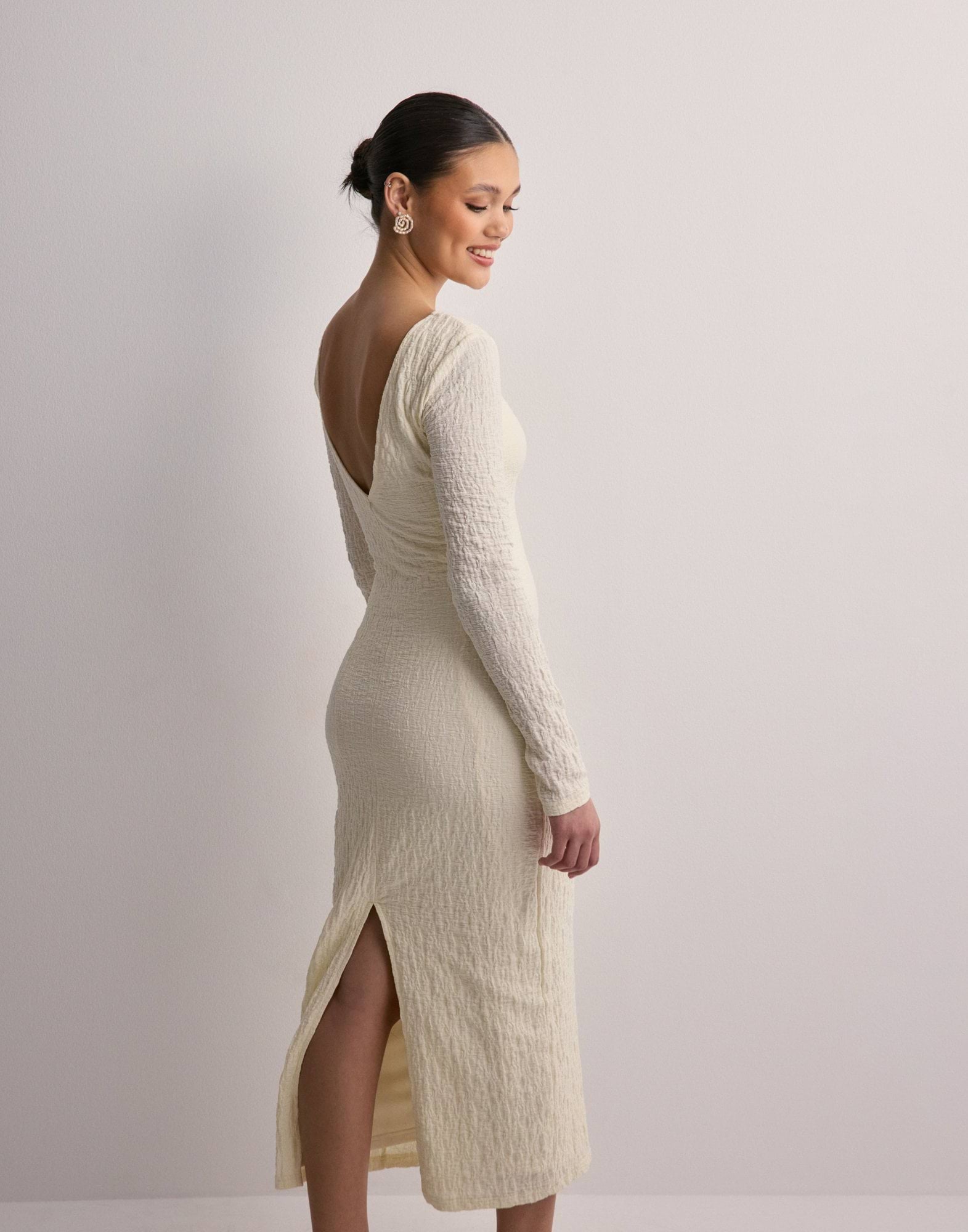 Open Back Structure Dress